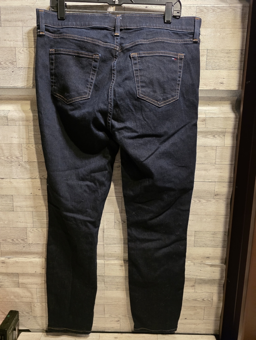 Tommy Hilfiger Women's Slim Straight Dark Blue Jeans - Picture 3 of 5
